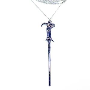 Silver Plated Voldemort’s Wand Necklace!